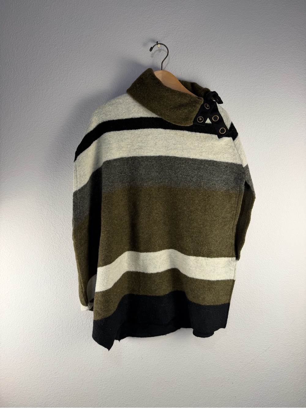 Anthropologie Tabitha Transverse Poncho Sz S